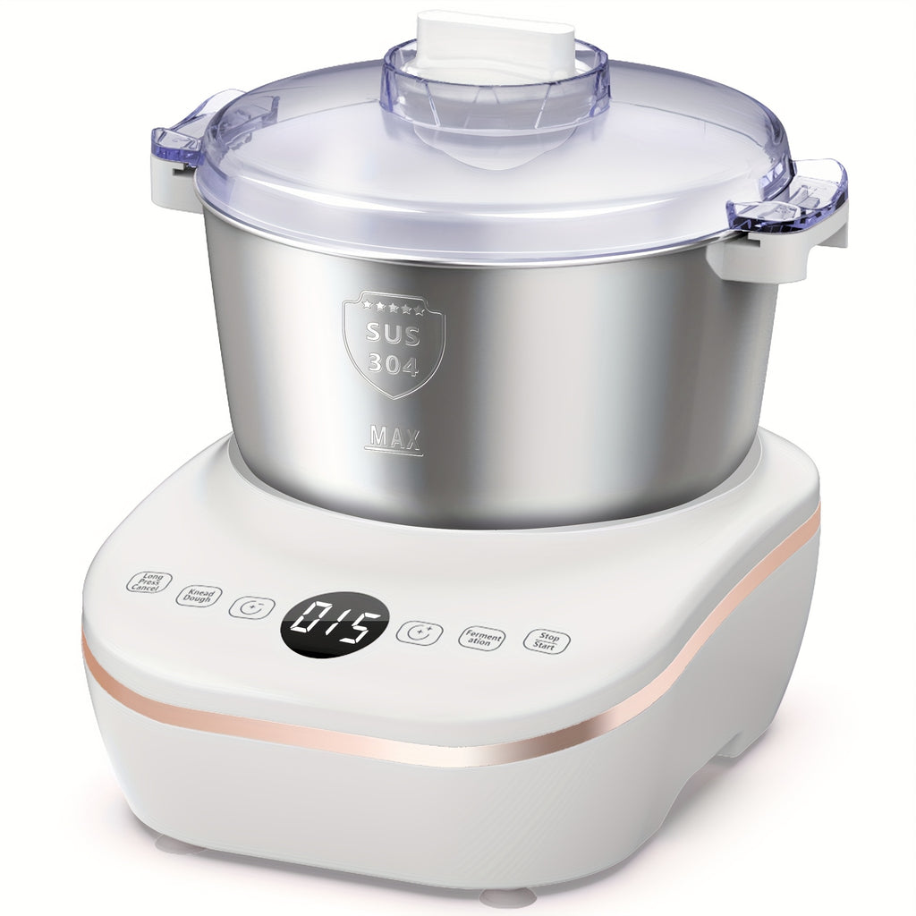 7QT 304 Stainless Steel Electric Dough Maker Constant Temperature Ferment Bread Pizza Cookie Mixer Ideal Gift