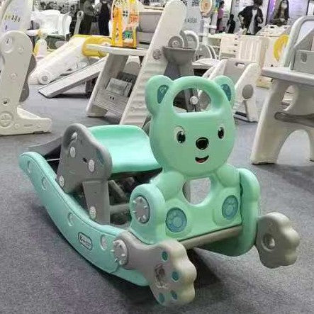 Rocking horse + slide with built-in music. Safe, sturdy and entertaining for toddlers. Ideal birthday present for your kids
