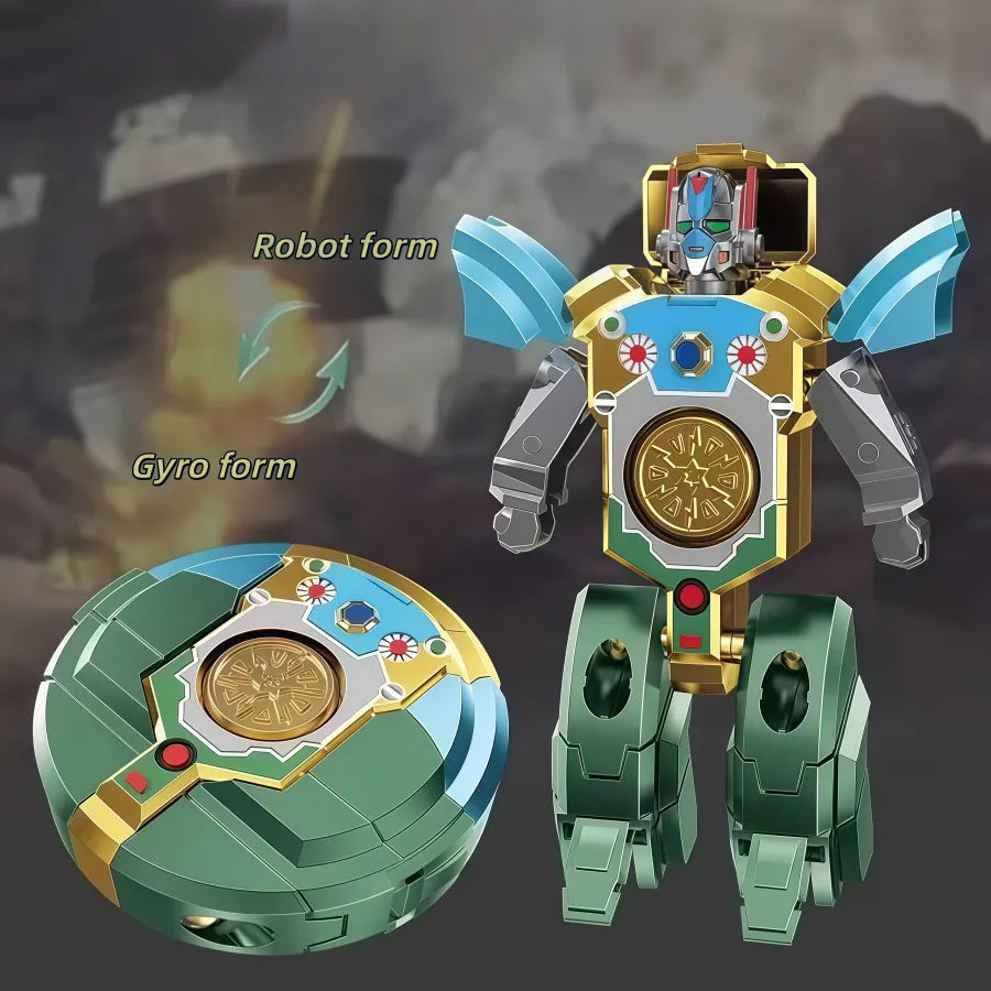 Aurelialiving 🦖🤖 Transform Finger Spinner Toy, Mechanical & Dinosaur Dual Editions Available