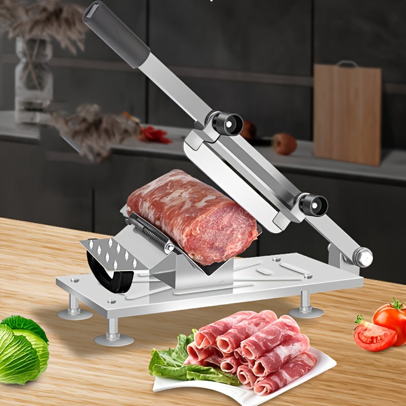 Hook Hanging Adjustable Veggie Fruit Slicer | Multi Use Kitchen Cutting Tool for Meat Fruit Vegetables, Space Saving Kitchen Gadget Accessories