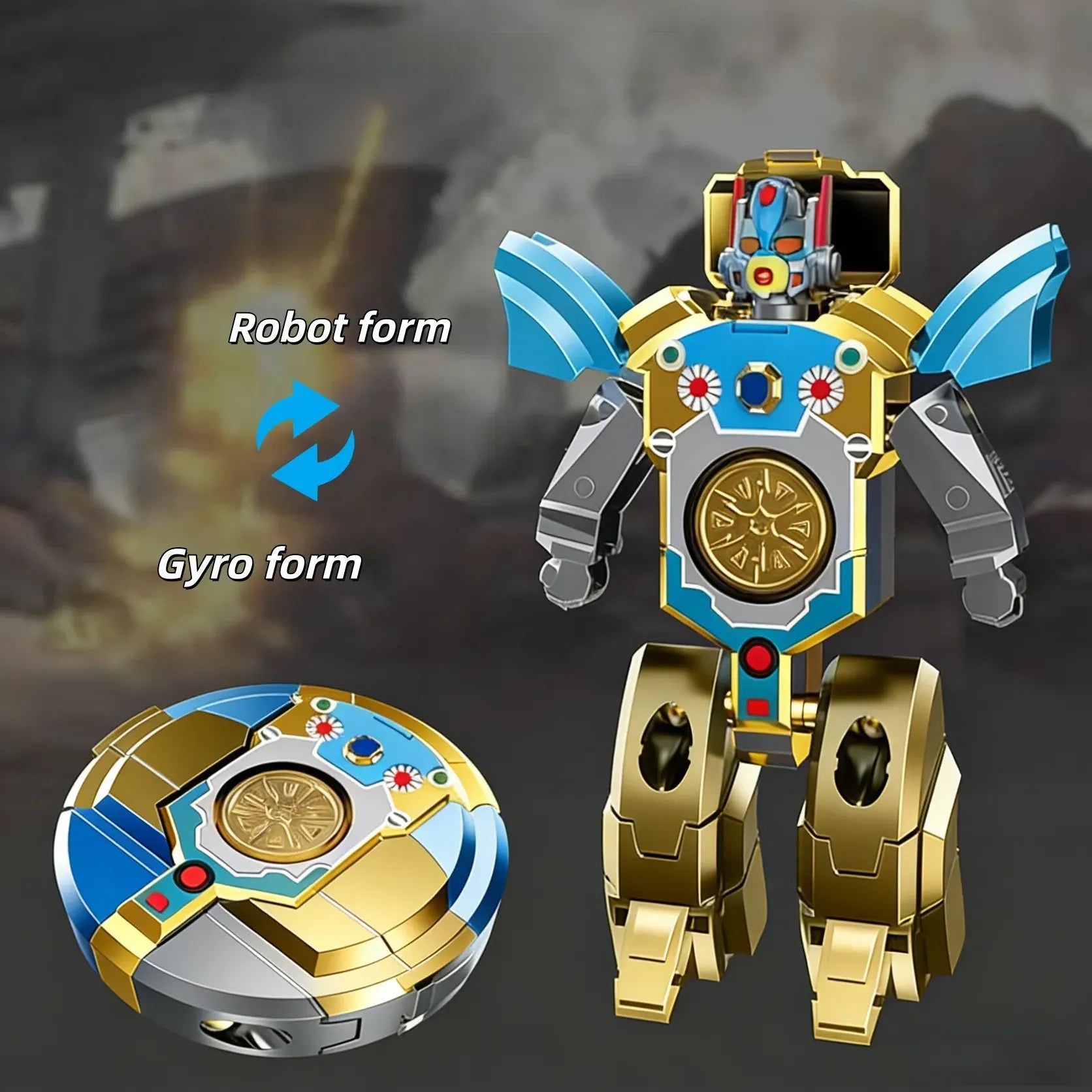 Aurelialiving 🦖🤖 Transform Finger Spinner Toy, Mechanical & Dinosaur Dual Editions Available