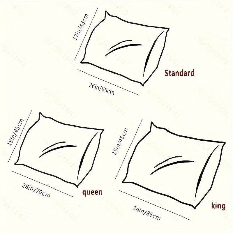 With Hang Loop Storage 2Pcs Five Star Hotel Grade 3D Soft Pillows, Neck Support All Season Pillow Core for Deep Restful Sleep