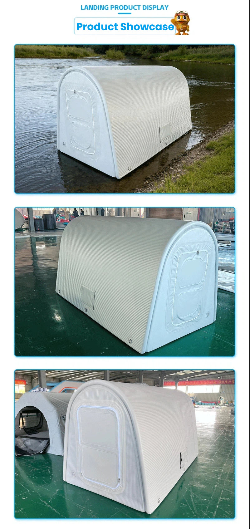 Inflatable Camping Tent | Portable Outdoor Shelter for Overnight Use