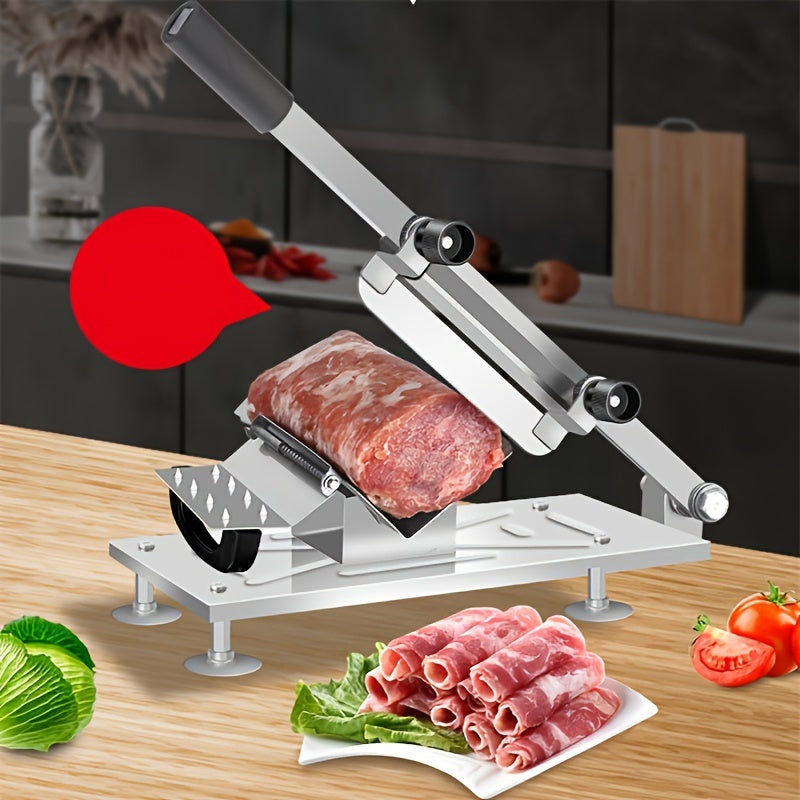 Hook Hanging Adjustable Veggie Fruit Slicer | Multi Use Kitchen Cutting Tool for Meat Fruit Vegetables, Space Saving Kitchen Gadget Accessories