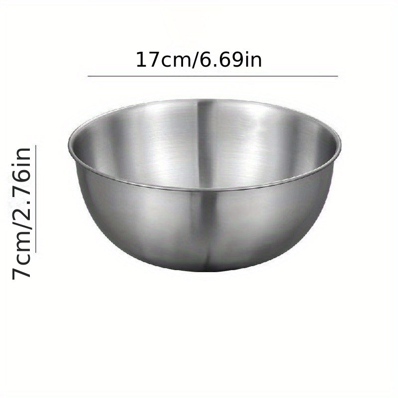 Scratch Resistant Stainless Steel Mixing Bowls 3/9Pcs | Great Holiday Baking Gift Kitchen Accessories