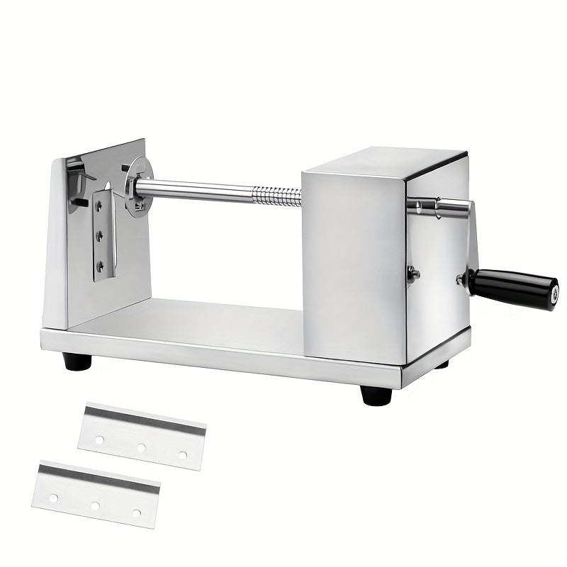 Stainless Steel Spiral Potato Cutter | Handheld Veggie Slicer Perfect for BBQ & Home Kitchen
