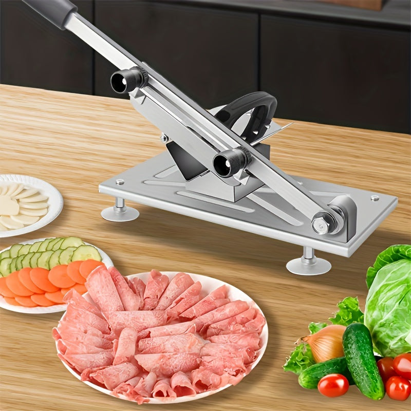Hook Hanging Adjustable Veggie Fruit Slicer | Multi Use Kitchen Cutting Tool for Meat Fruit Vegetables, Space Saving Kitchen Gadget Accessories