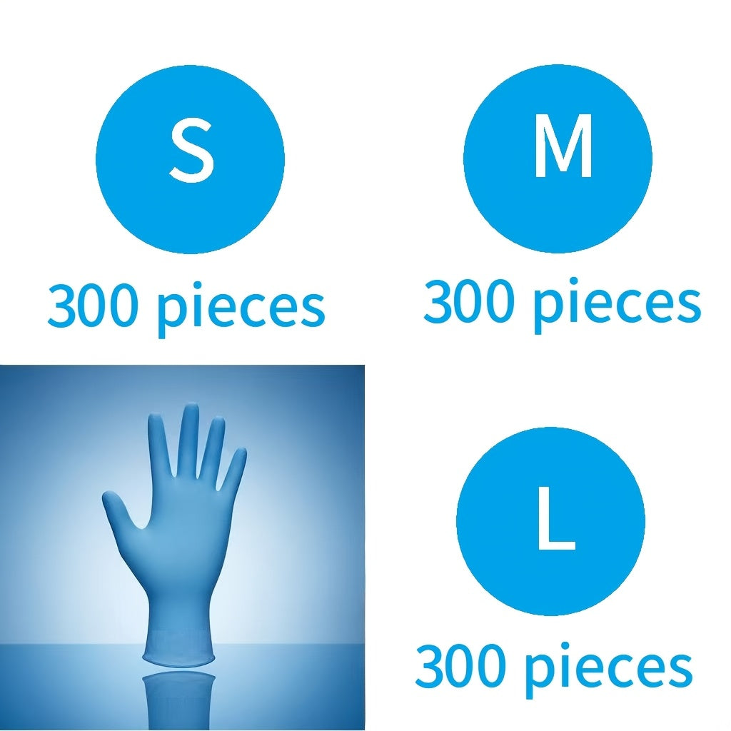 5Mil Latex Free Nitrile Disposable Gloves | Chemical Resistant for Tattoo Cleaning Car Wash, Multiple Pack Sizes Available