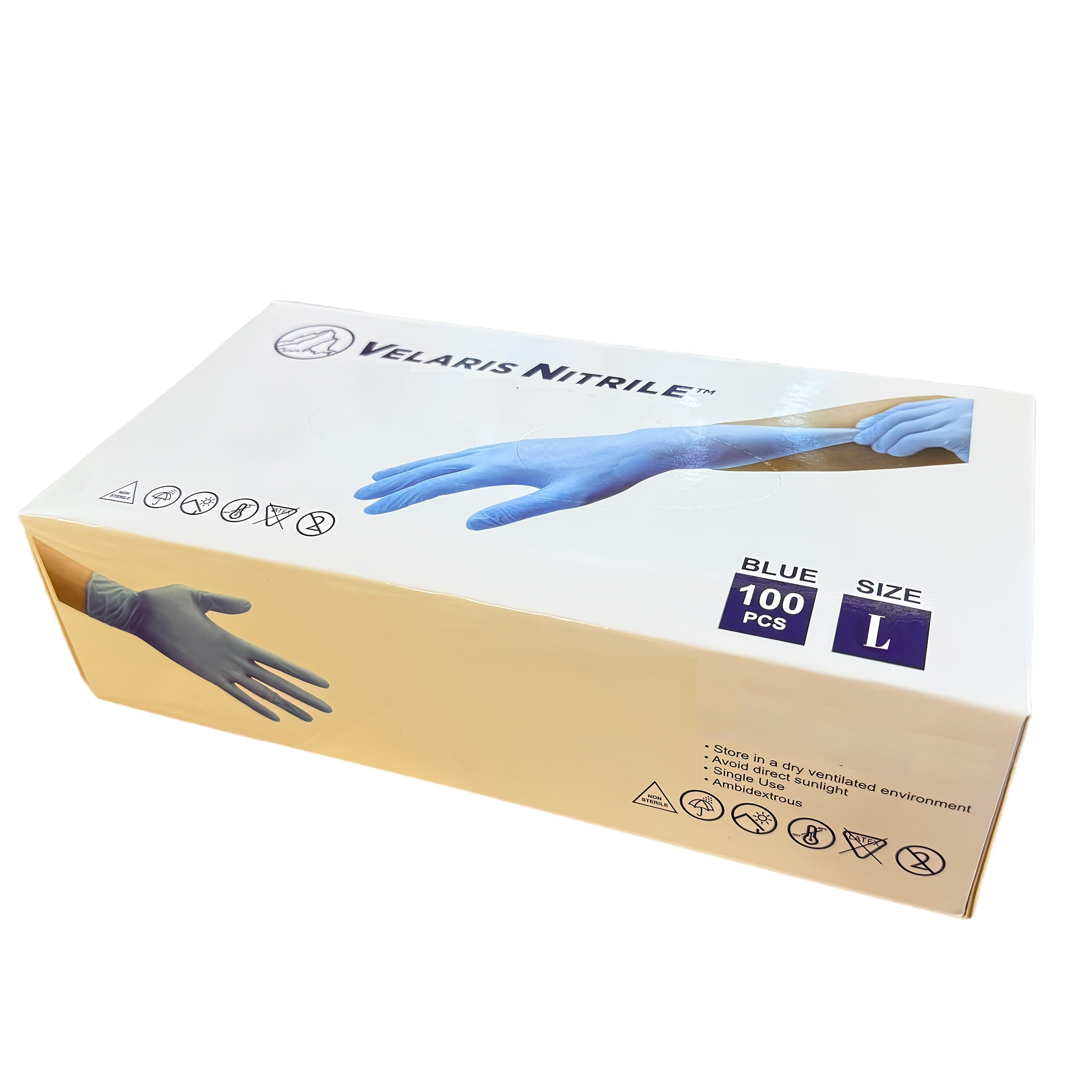 5Mil Latex Free Nitrile Disposable Gloves | Chemical Resistant for Tattoo Cleaning Car Wash, Multiple Pack Sizes Available