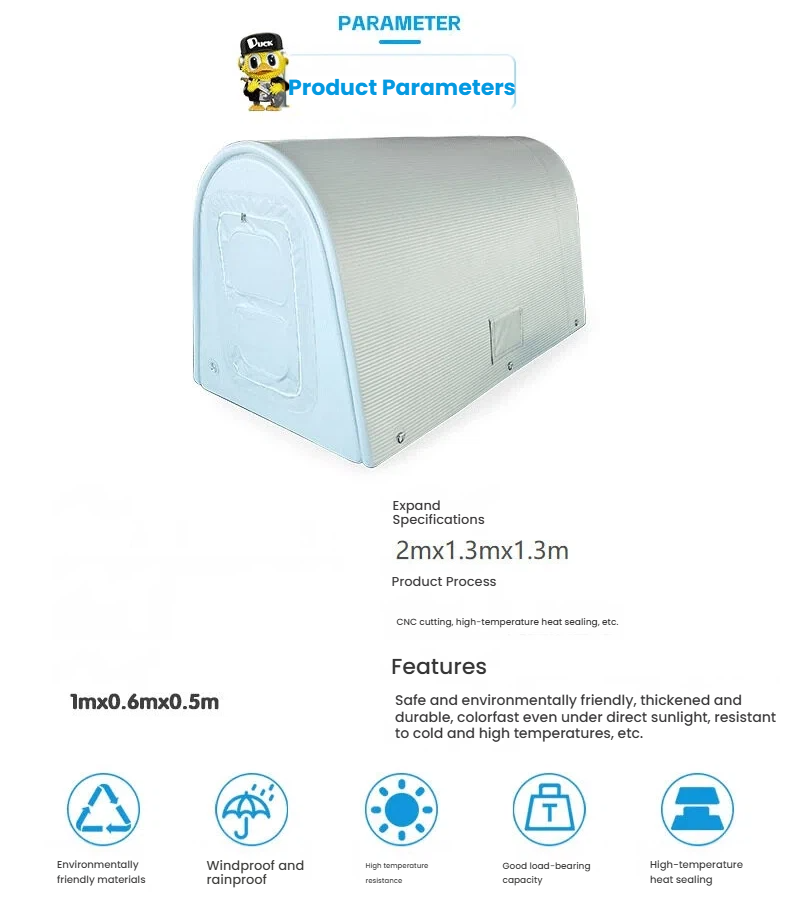 Inflatable Camping Tent | Portable Outdoor Shelter for Overnight Use