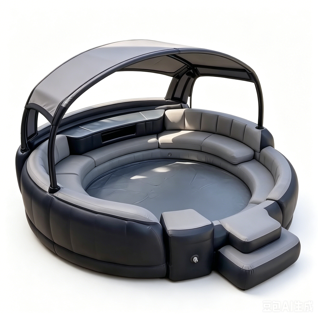 Ultimate Luxury Inflatable Pool with Canopy