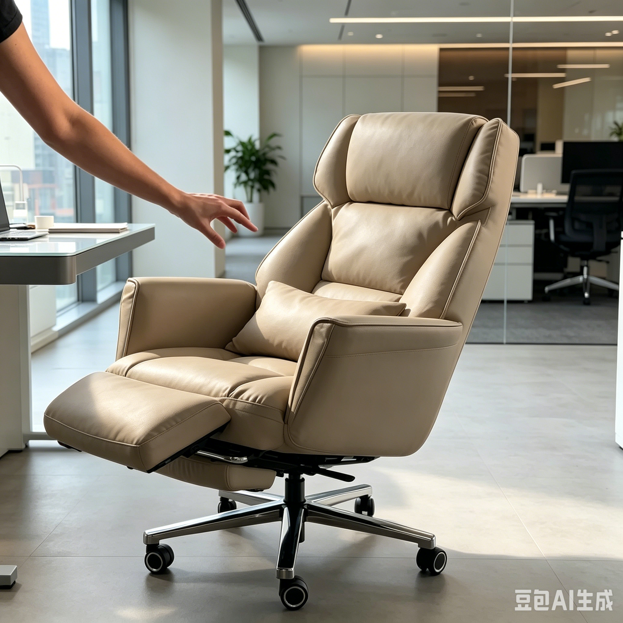 Luxury Ergonomic Reclining Desk Chair