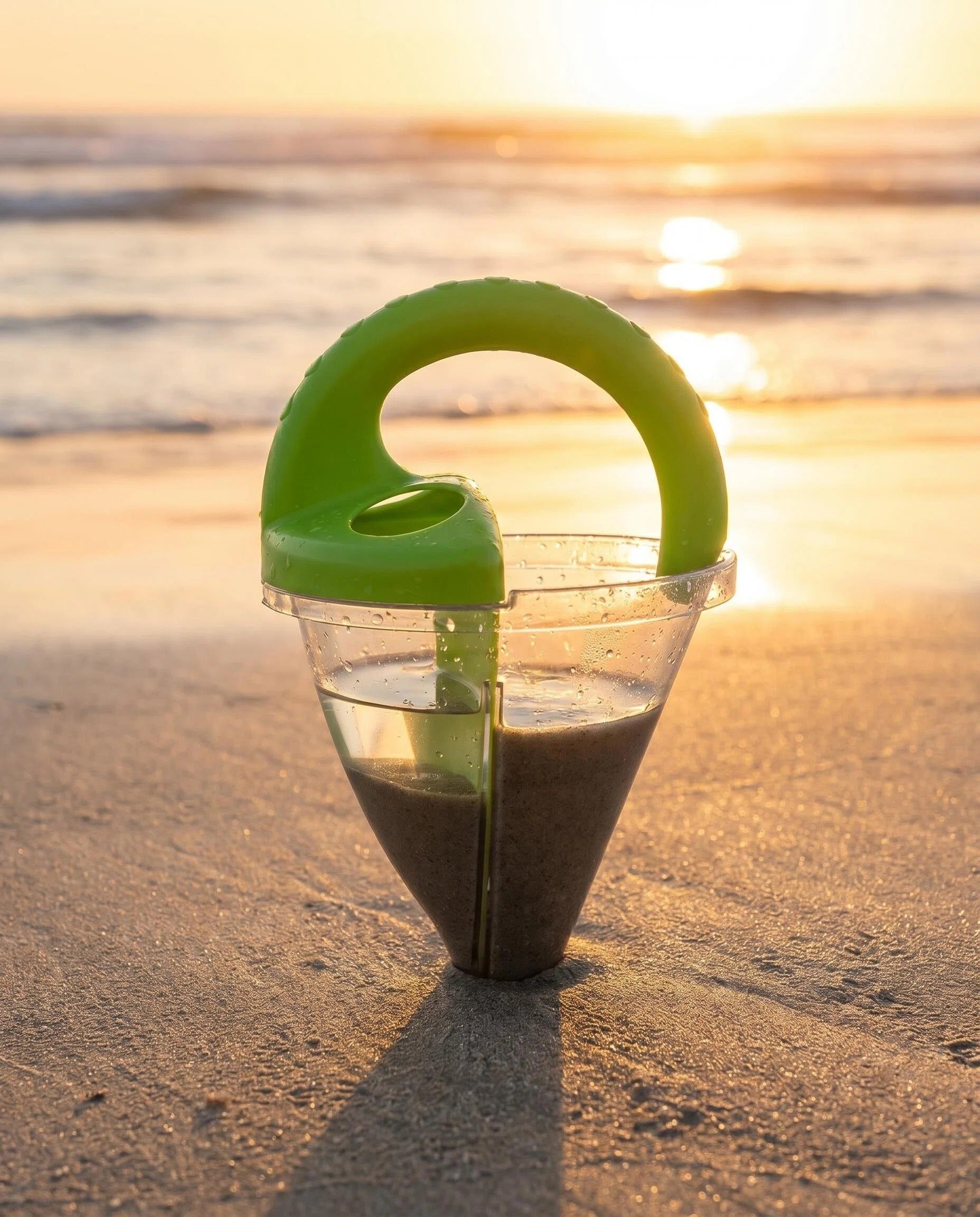 Spiral Sand Separator Funnel Toy for Kids Summer Beach Backyard Sandbox