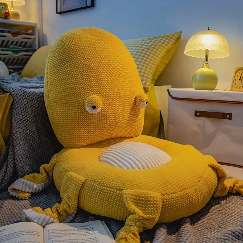 1pc Cute Octopus Placemat - Lazy Sitting Cushion, Living Room Butt Pad, Tatami and Bay Window Floor Mat, Comfortable Playful Design