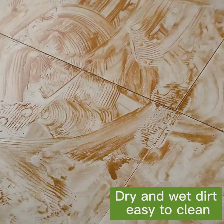 Wet Dry Spin Mop Set with 2 Microfiber Mop Pads