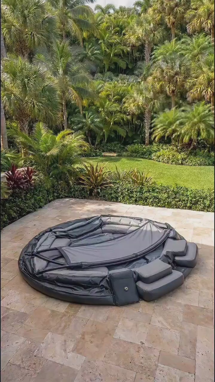Ultimate Luxury Inflatable Pool with Canopy